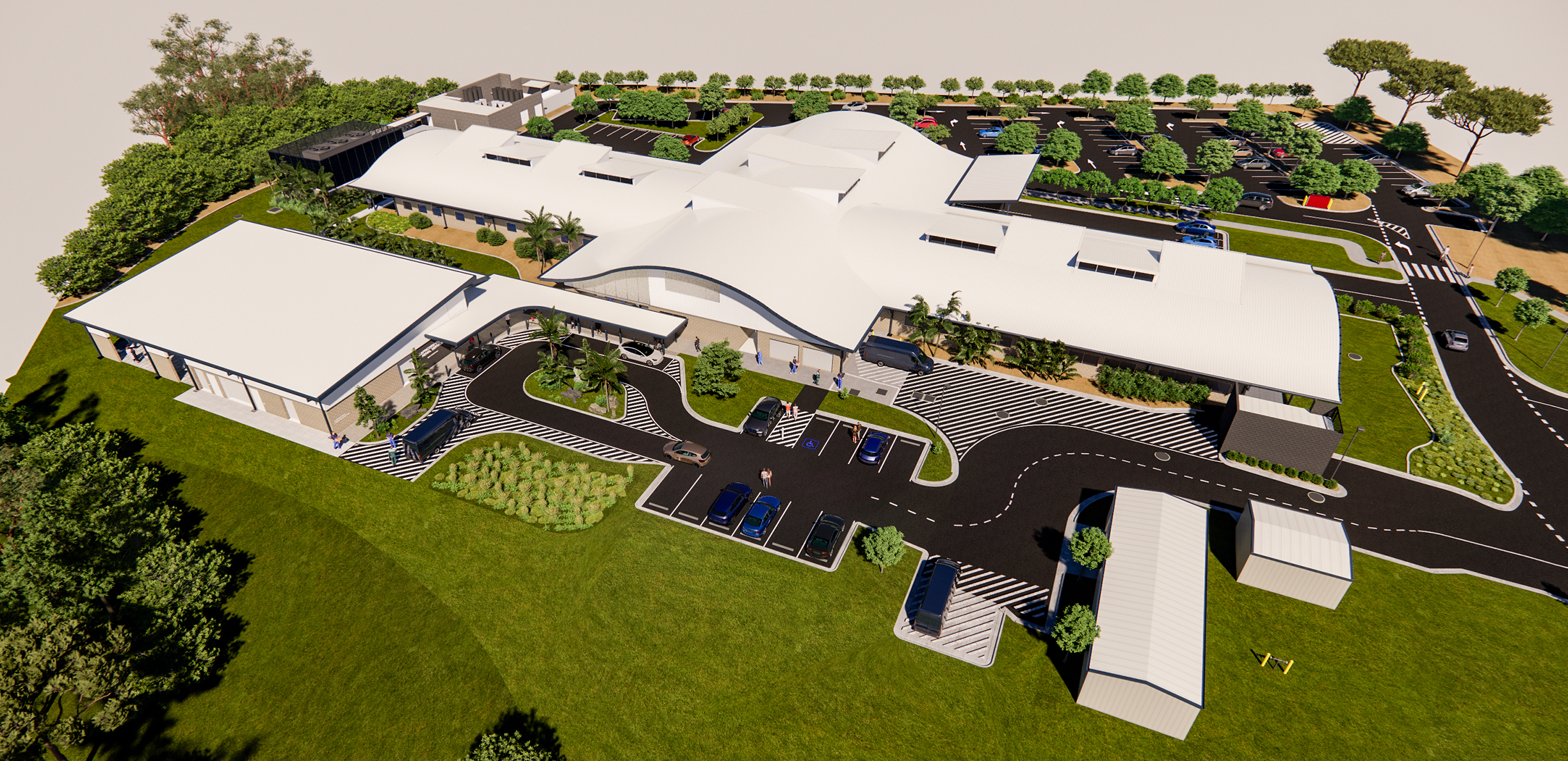 Artist impression of the Capricorn Coast (Yeppoon) Renal Dialysis unit