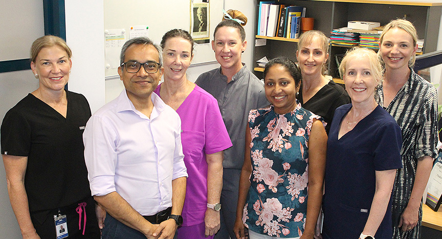 Central Queensland Hospital and Health Service Public Health Unit Director Professor Gulam Khandaker and team